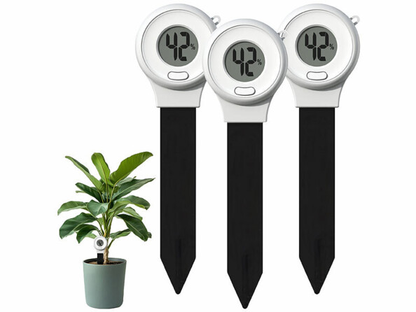 3 capteurs d'humidité numériques pour pots de fleurs