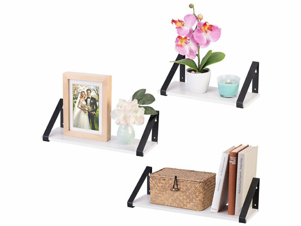 3 étagères murales en 3 tailles