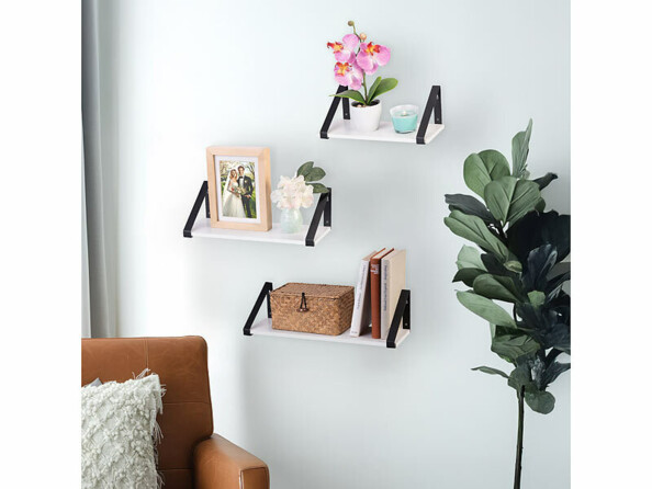 3 étagères murales en 3 tailles