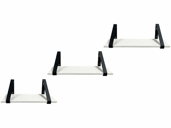 3 étagères murales en 3 tailles