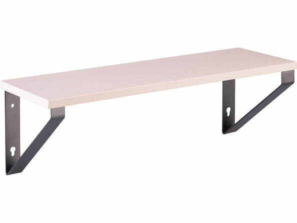 étagère murale coloris brun clair