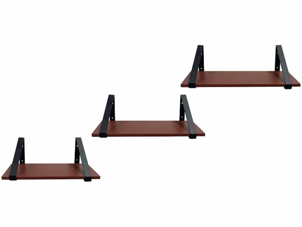 3 étagères murales en 3 tailles