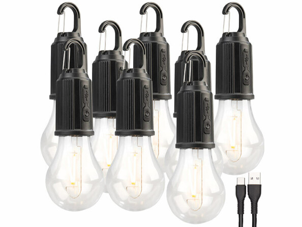 Pack de 8 ampoules LED rechargeables de la marque Lunartec