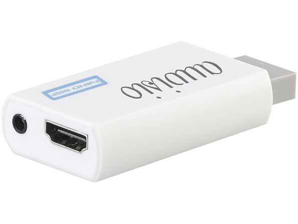 Adaptateur HDMI pour Nintendo Wii Full HD