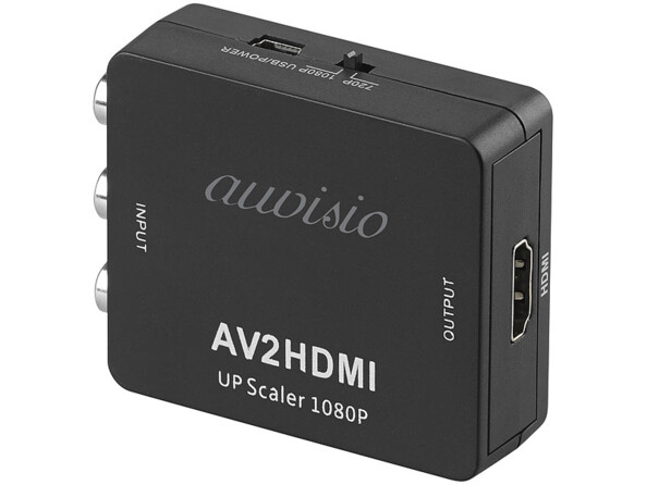 Adaptateur HDMI vers AV-Cinch RCA.