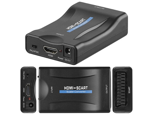 Adaptateur HDMI vers Péritel avec alimentation