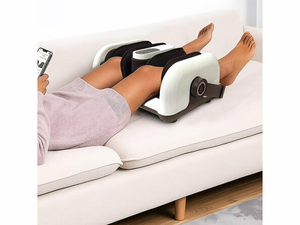 Appareil de massage shiatsu chauffant pour pieds, télécommandé