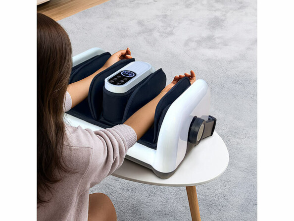 Appareil de massage shiatsu chauffant pour pieds, télécommandé