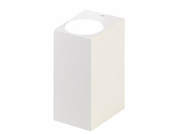 Applique carrée double faisceau GU10