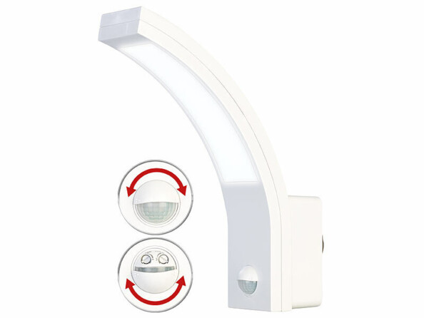 Eclairage LED d'extérieur 1100 lm avec capteur PIR