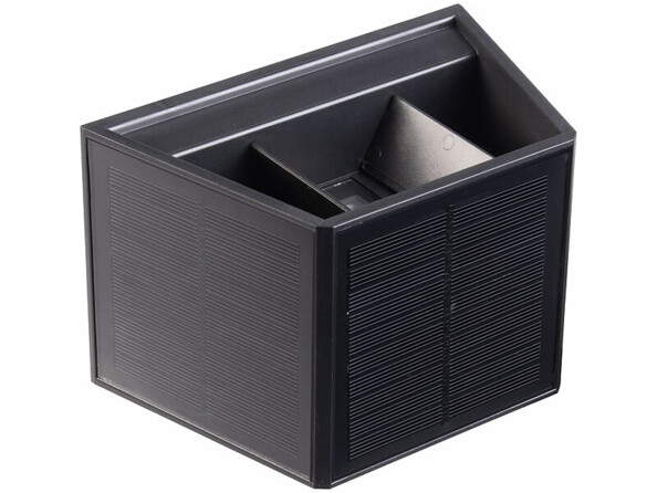 Applique murale LED solaire double faisceau up & down