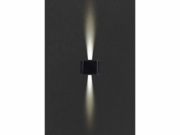 Applique murale LED solaire double faisceau up & down