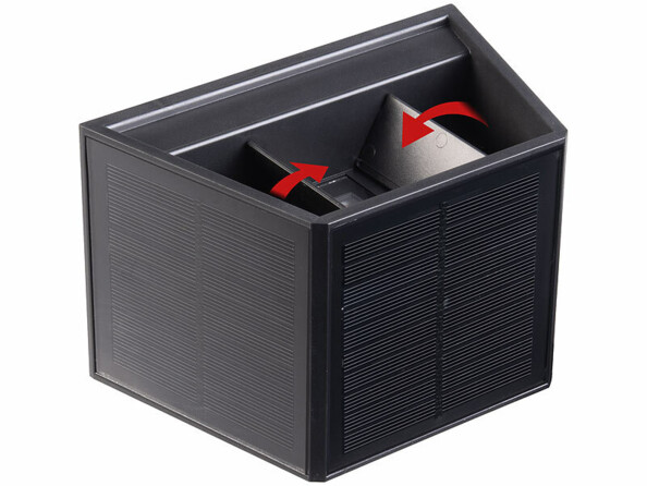 Applique murale LED solaire double faisceau up & down