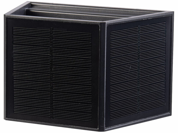 Applique murale LED solaire double faisceau up & down