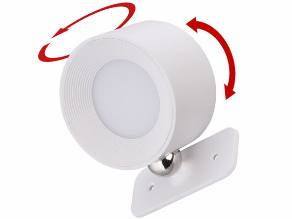 lampe murale rechargeable avec LED CCT à intensité variable