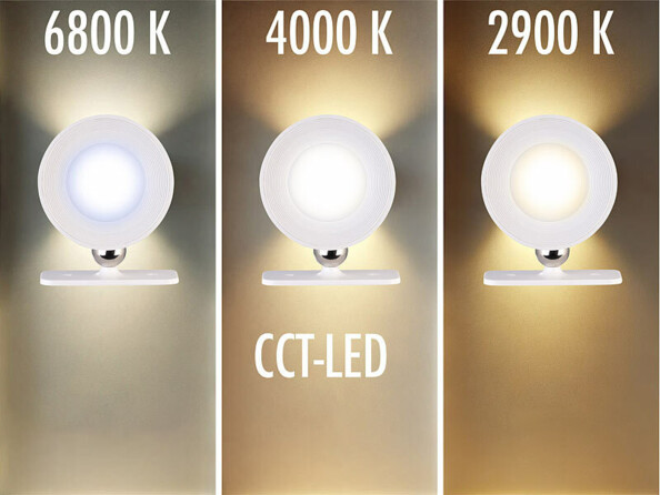 éclairage magnétique rechargeable LED CCT luminosité variable