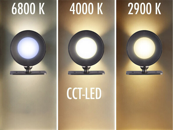 lampe murale rechargeable avec LED CCT à intensité variable