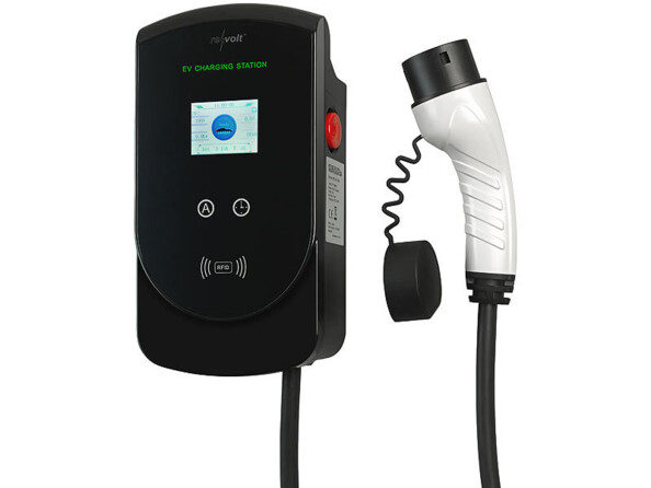 borne murale de chargement connectée pour voiture électrique