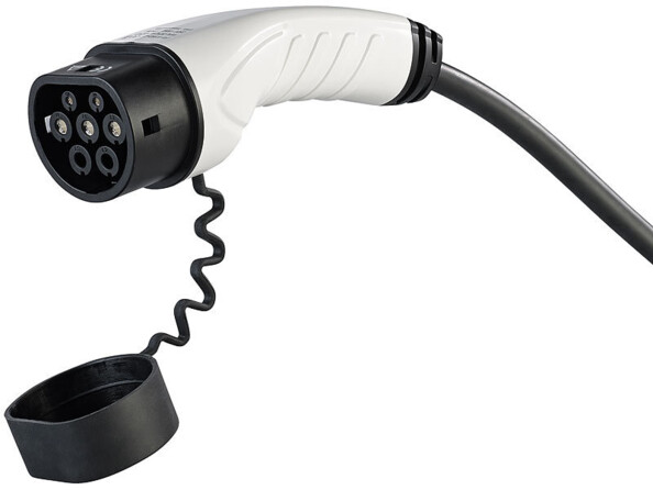 Câble de chargement 16 A pour voiture électrique type 2 / 2 pôles 3,6 kW