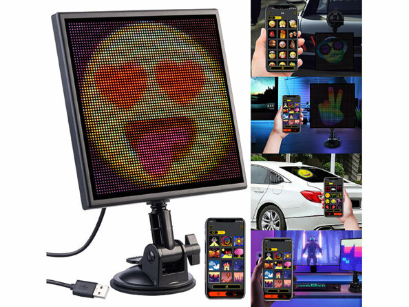 Cadre photo numérique programmable connecté 4096 LED