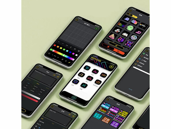 Cadre photo afficheur LED programmable connecté 4096 LED