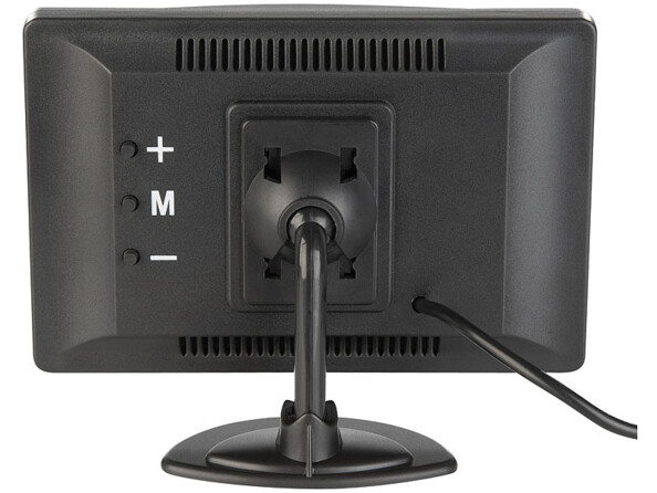 Écran couleur avec écran LCD : 12,7 cm / 5" Vue arrière.