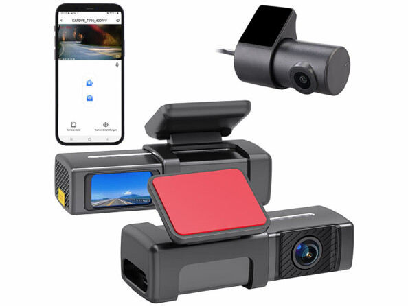 Caméra embarquée 4K et caméra de recul Full HD MDV-5100.dual