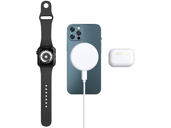 Chargeur sans fil 15W compatible MagSafe et Qi