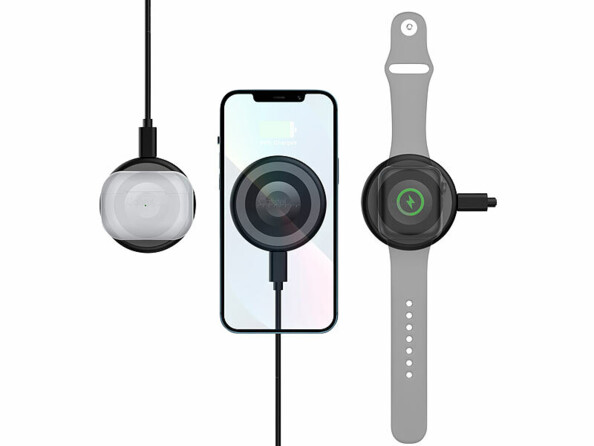 Chargeur sans fil 15W compatible MagSafe et Qi