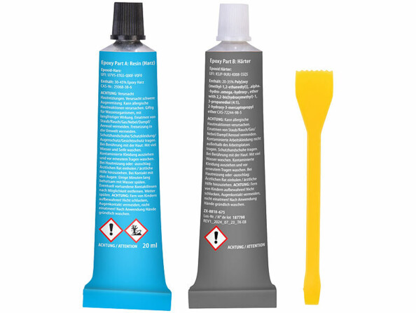 colle epoxy bi-composant grise