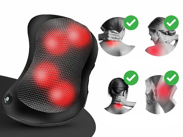 Coussin de massage chauffant shiatsu