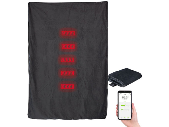 Couverture chauffante connectée infrarouge
