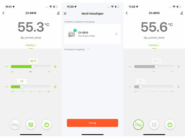 Couverture chauffante connectée infrarouge modèle