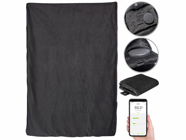 Couverture chauffante connectée infrarouge