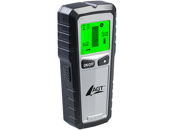 Détecteur mural pour le bois, le métal et les câbles électriques AGT.Détecte le métal, les lignes électriques et le bois dans vos murs
