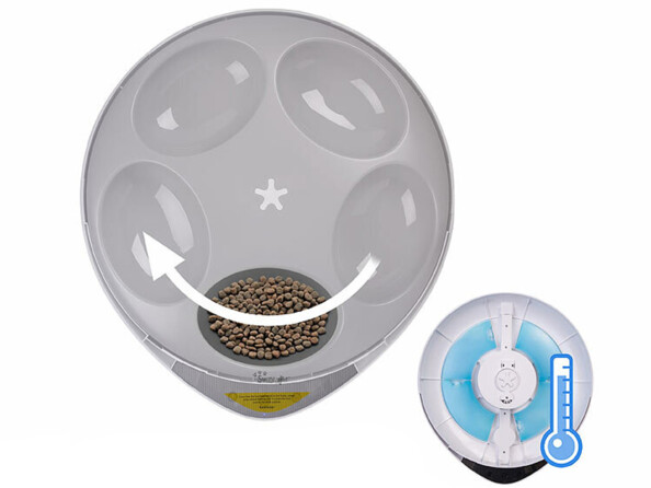 Distributeur de nourriture connecté wifi pour chats