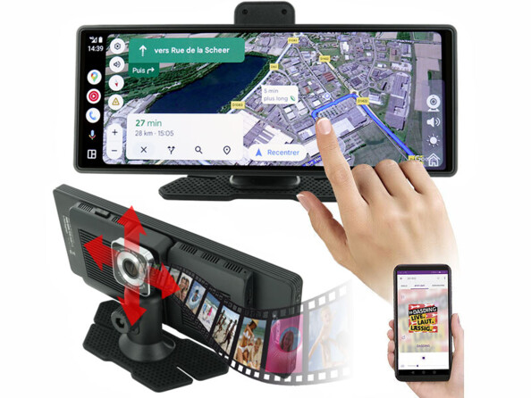 Écran tactile HD IPS 10,26" avec caméra 2K Carplay bluetooth 5.0 CAS-505.acp