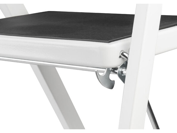 2 escabeaux avec 2 marches et barre de maintien - Supportent jusqu'à 150 kg