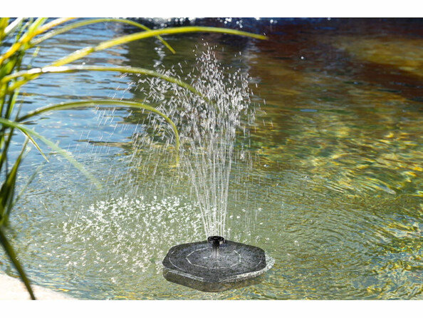 Fontaine solaire LED RVB