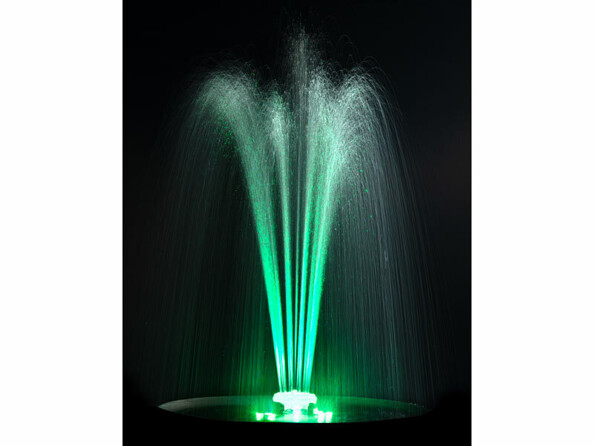 Fontaine solaire LED RVB
