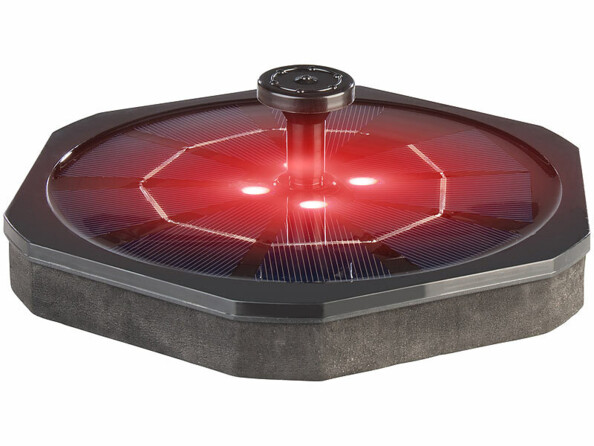 Fontaine solaire LED RVB