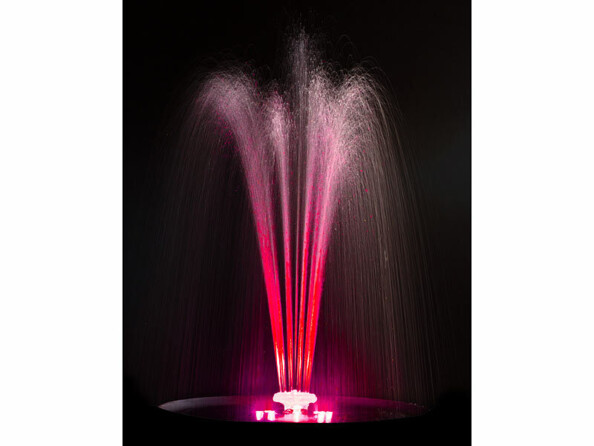 Fontaine solaire LED RVB