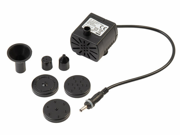 Fontaine solaire LED RVB