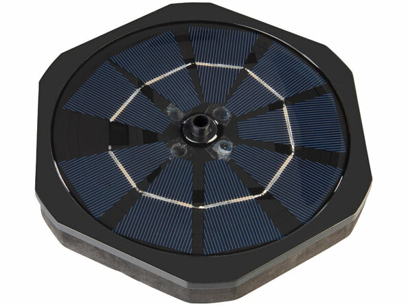 Fontaine solaire LED RVB