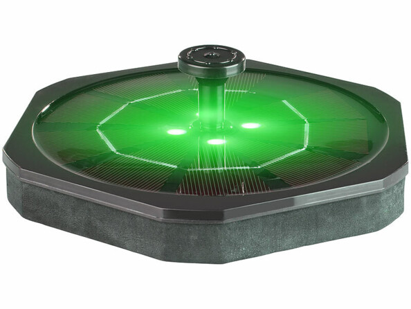 Fontaine solaire LED RVB