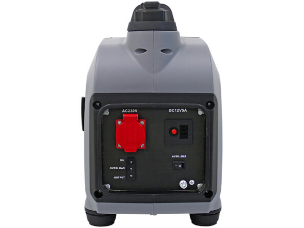 Générateur à essence mobile d'une puissance de 1000 watts.. Vue de face