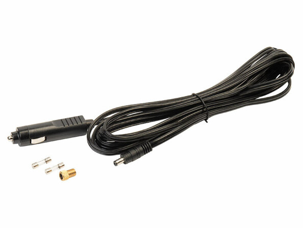 Gonfleur sur batterie et allume-cigare cable