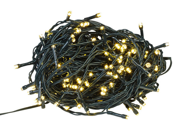 Guirlande lumineuse connectée 16 m avec 160 LED blanc chaud