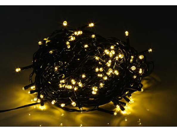 Guirlande lumineuse connectée 16 m avec 160 LED blanc chaud