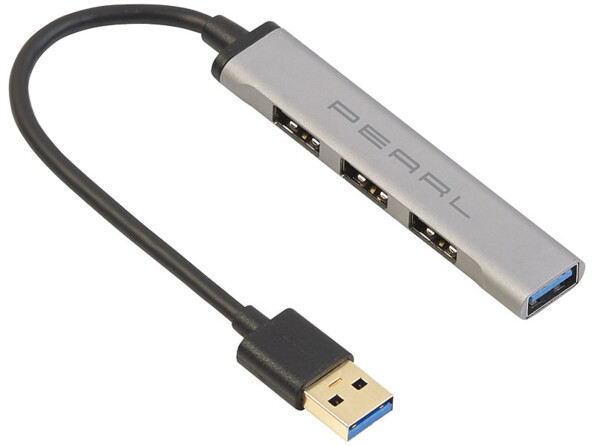 Hub USB passif avec 4 ports USB, par Pearl
